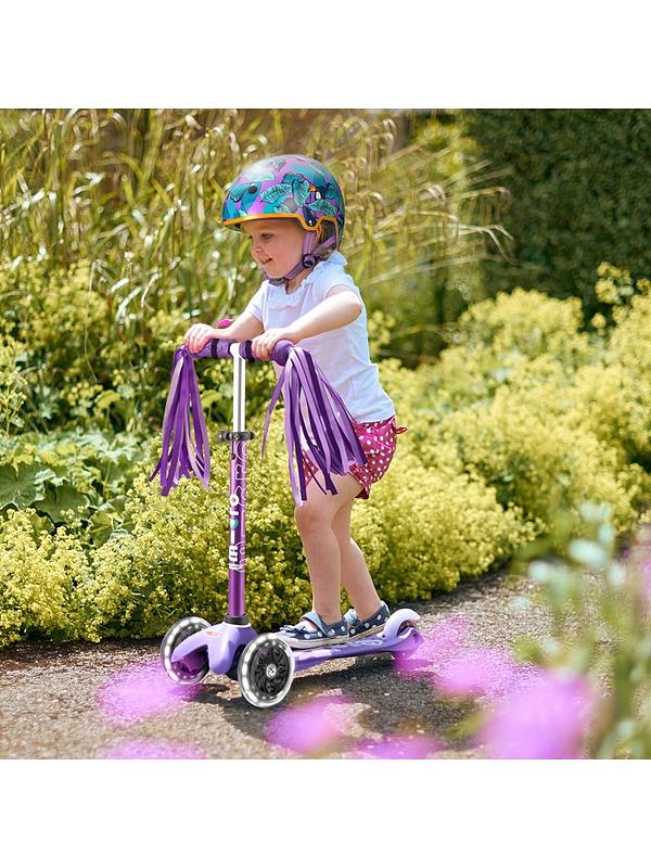 Image 4 of 5 of Micro Scooter Mini Deluxe LED Scooter -&nbsp;Purple