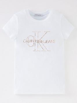 calvin-klein-jeans-girls-monogram-outline-slim-t-shirt-white