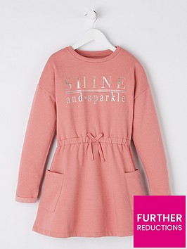 v-by-very-girls-shine-and-sparkle-sweat-dressnbsp--pink