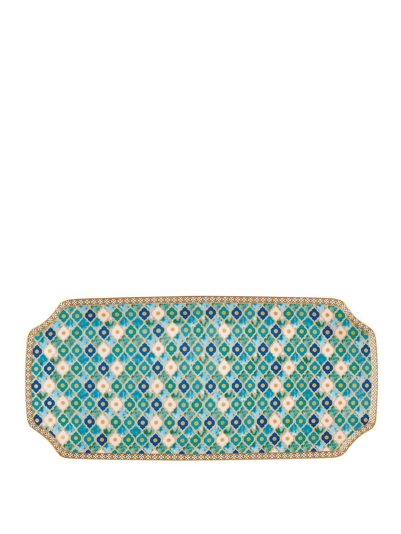 Product photograph of Maxwell Williams Kasbah Porcelain Platter In Mint from very.co.uk