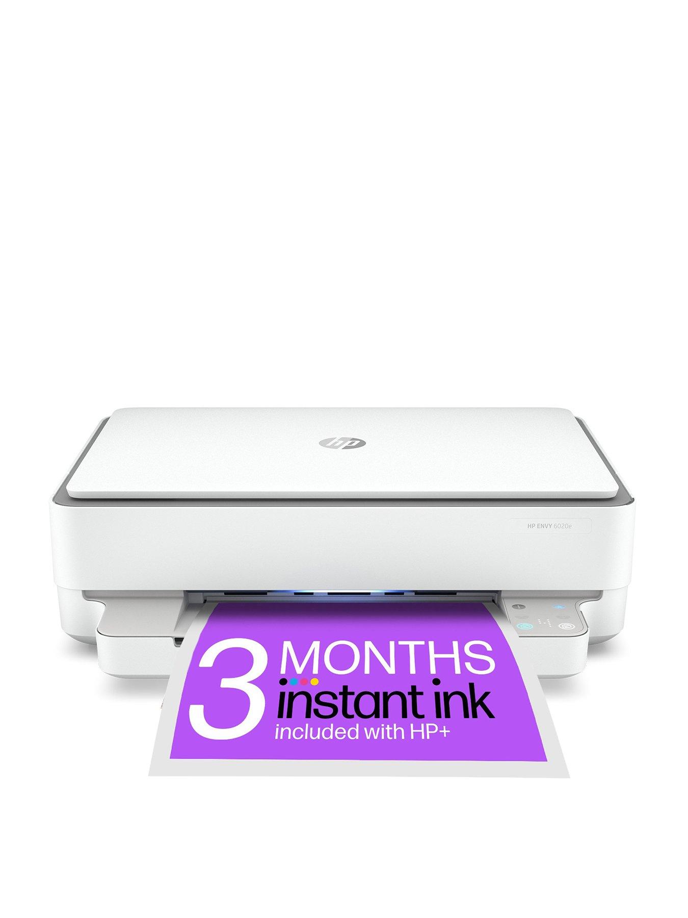 Hp Envy 6020E All In One Wireless Colour Printer With 3 Months Of Instant Ink Included With Hp+