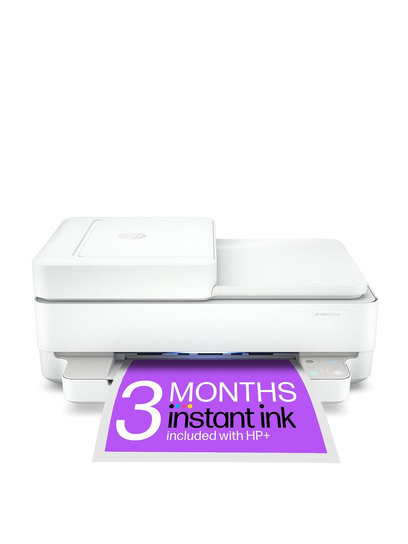 Hp Envy 6430E All In One Wireless Colour Printer With 3 Months Of Instant Ink Included With Hp+