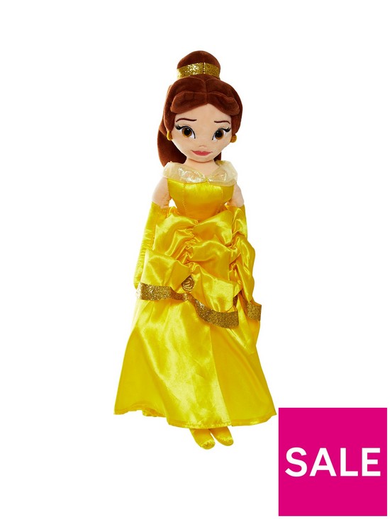 stillFront image of ty-disney-princess-belle-plush-doll-35cm-with-sound