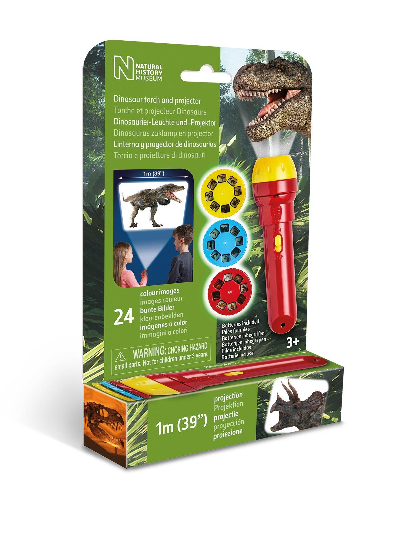 Image 2 of 7 of Natural History Museum NHM Dinosaur and Sea Creatures Torches and Projectors (2 pack)