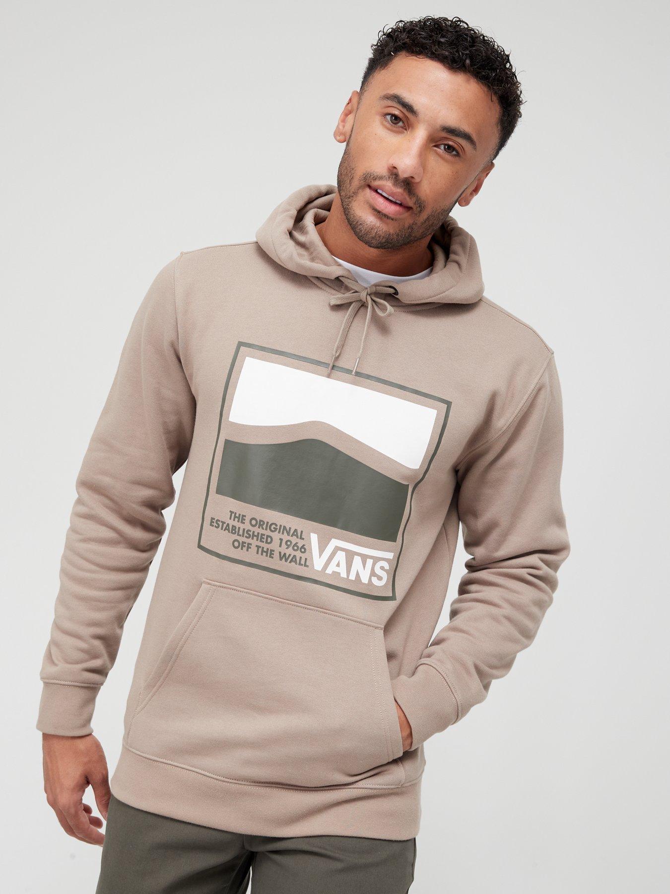 mens white vans hoodie