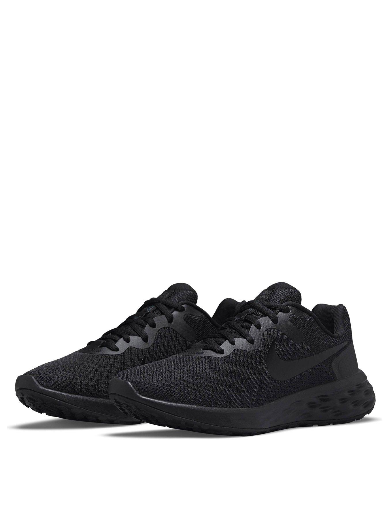 black nike ladies trainers uk