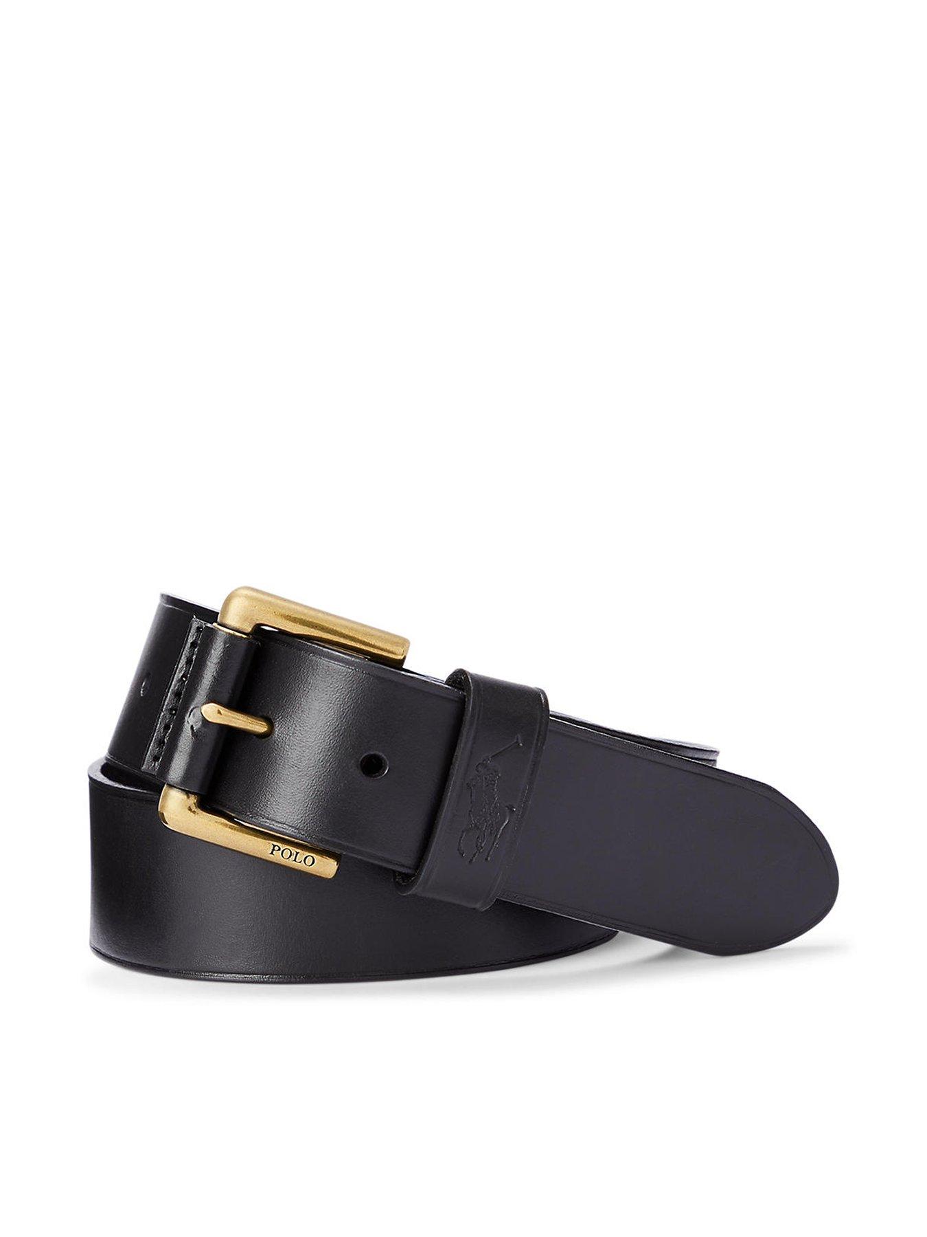 undefined Classic Leather Jeans Belt - Black