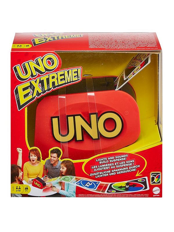 Image 1 of 7 of Uno Extreme Card Game with Lights and Sounds for Kids