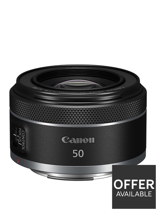 front image of canon-rf-50mm-f18-stm-lens