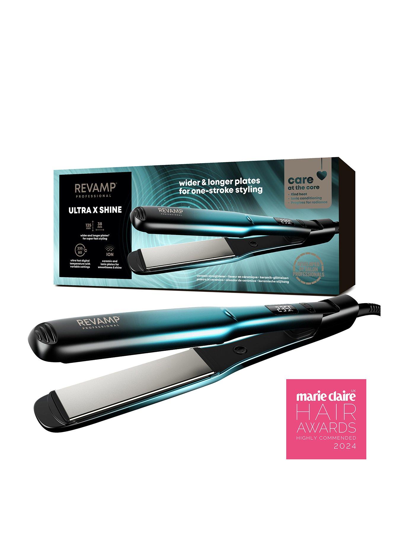 Revamp Wide Ultra X Shine Ceramic Hair Straightener