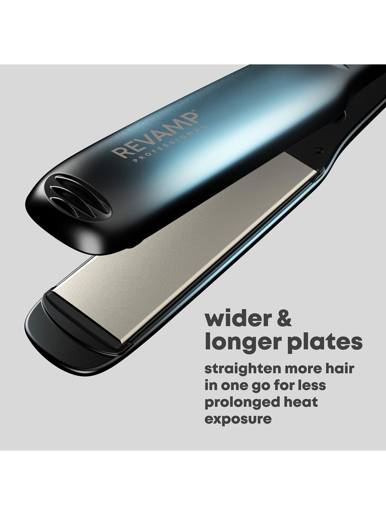 Image 2 of 8 of Revamp Wide Ultra X Shine Ceramic Hair Straightener