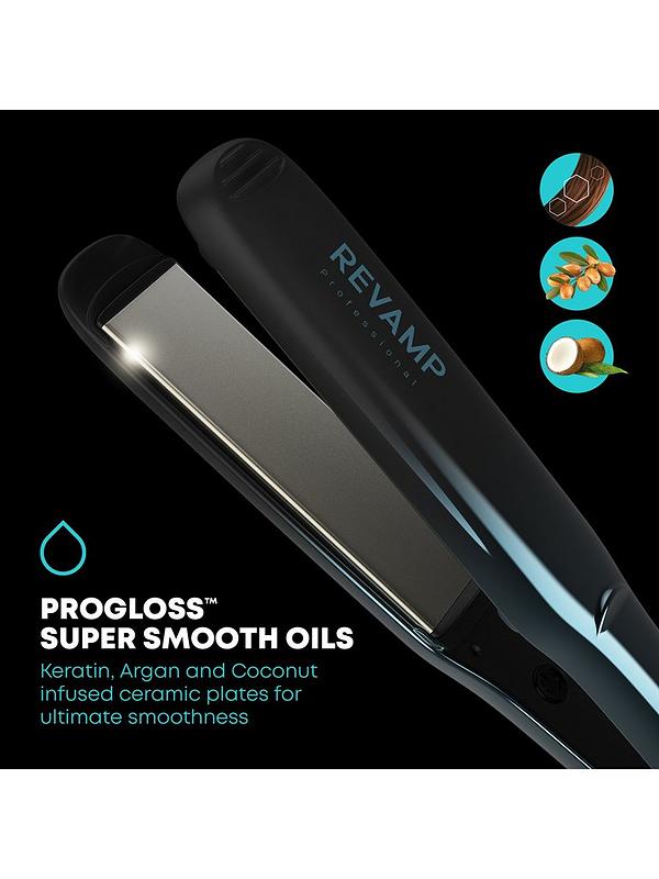 Image 4 of 5 of Revamp Progloss Wide Ultra X Shine Ceramic Hair Straightener ST-2000