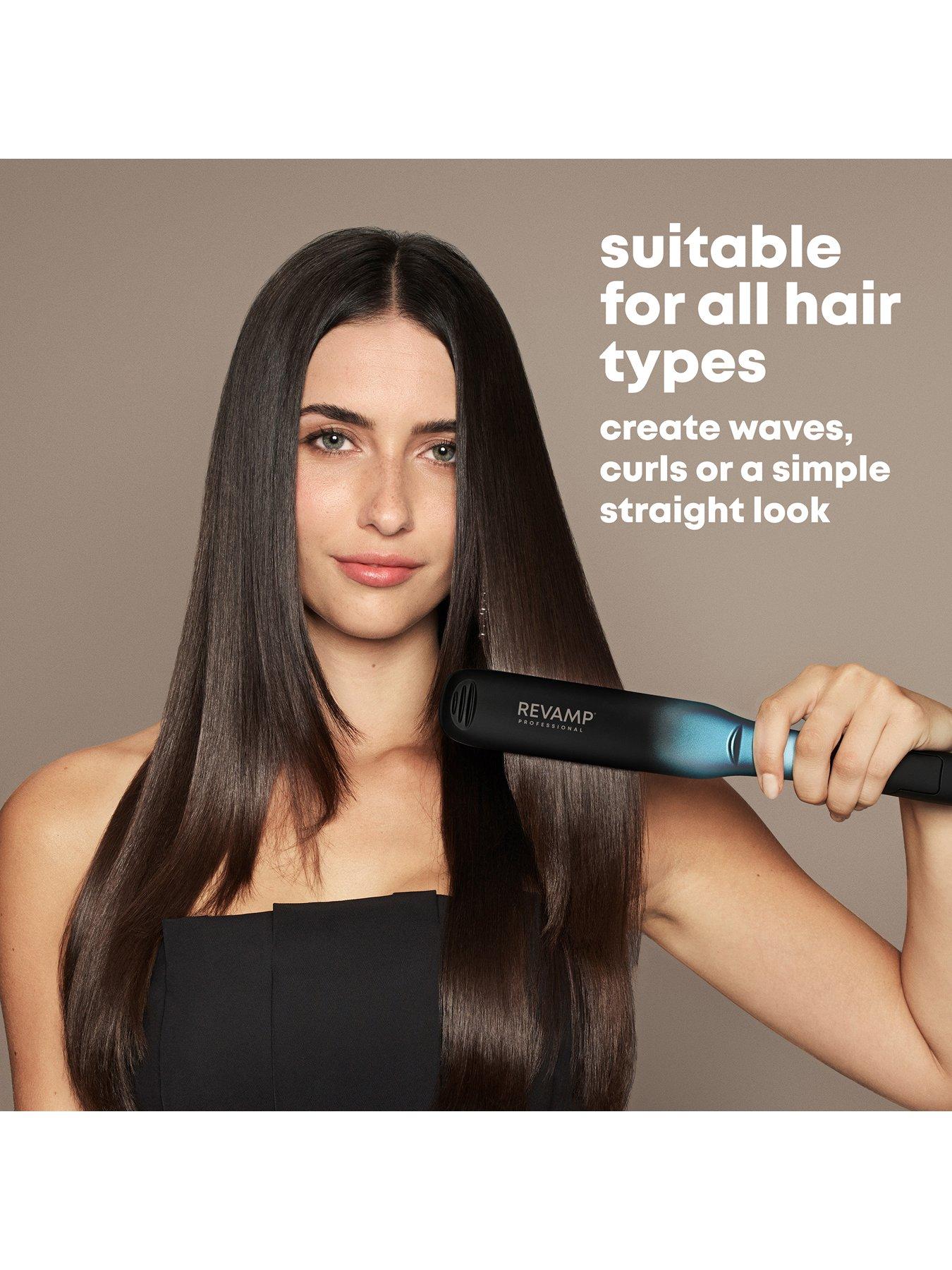 Image 6 of 8 of Revamp Wide Ultra X Shine Ceramic Hair Straightener
