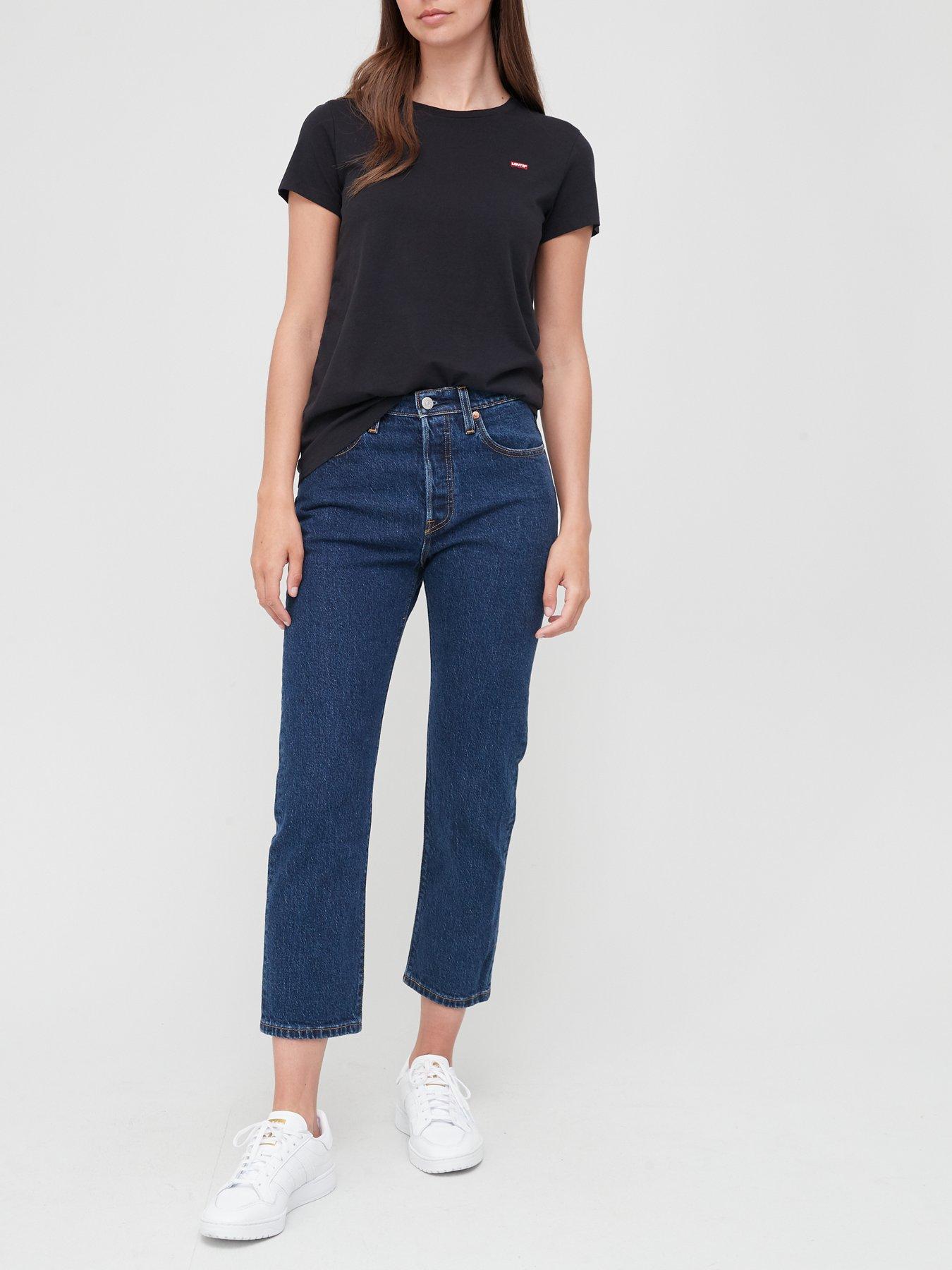 Image 3 of 4 of Levi's Perfect T-shirt - Mineral Black Cotton