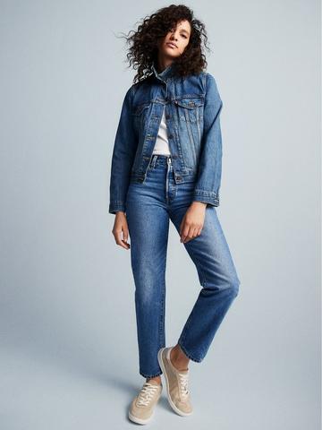 Buy Blue & Grey Jackets & Coats for Women by LEVIS Online | Ajio.com
