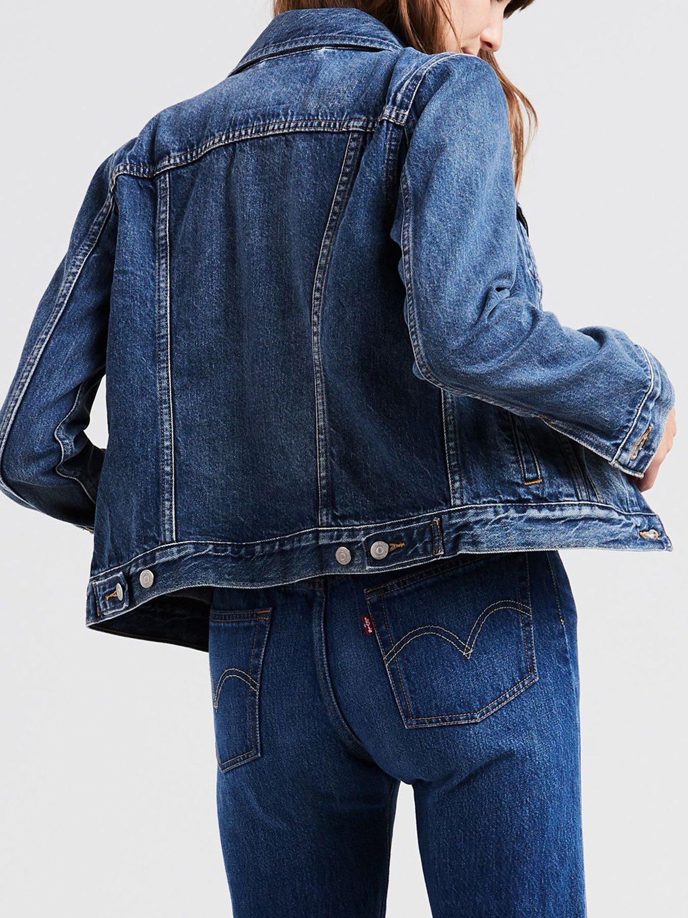 Image 2 of 4 of Levi's Original Trucker Jacket - Soft As Butter Dark