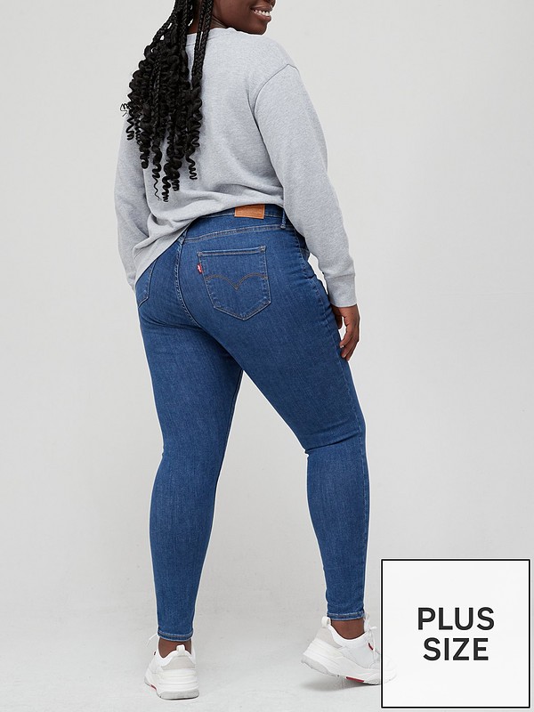 Levi's Plus Levi's® Plus 720™ High Rise Super Skinny Jean - Dark Blue |  
