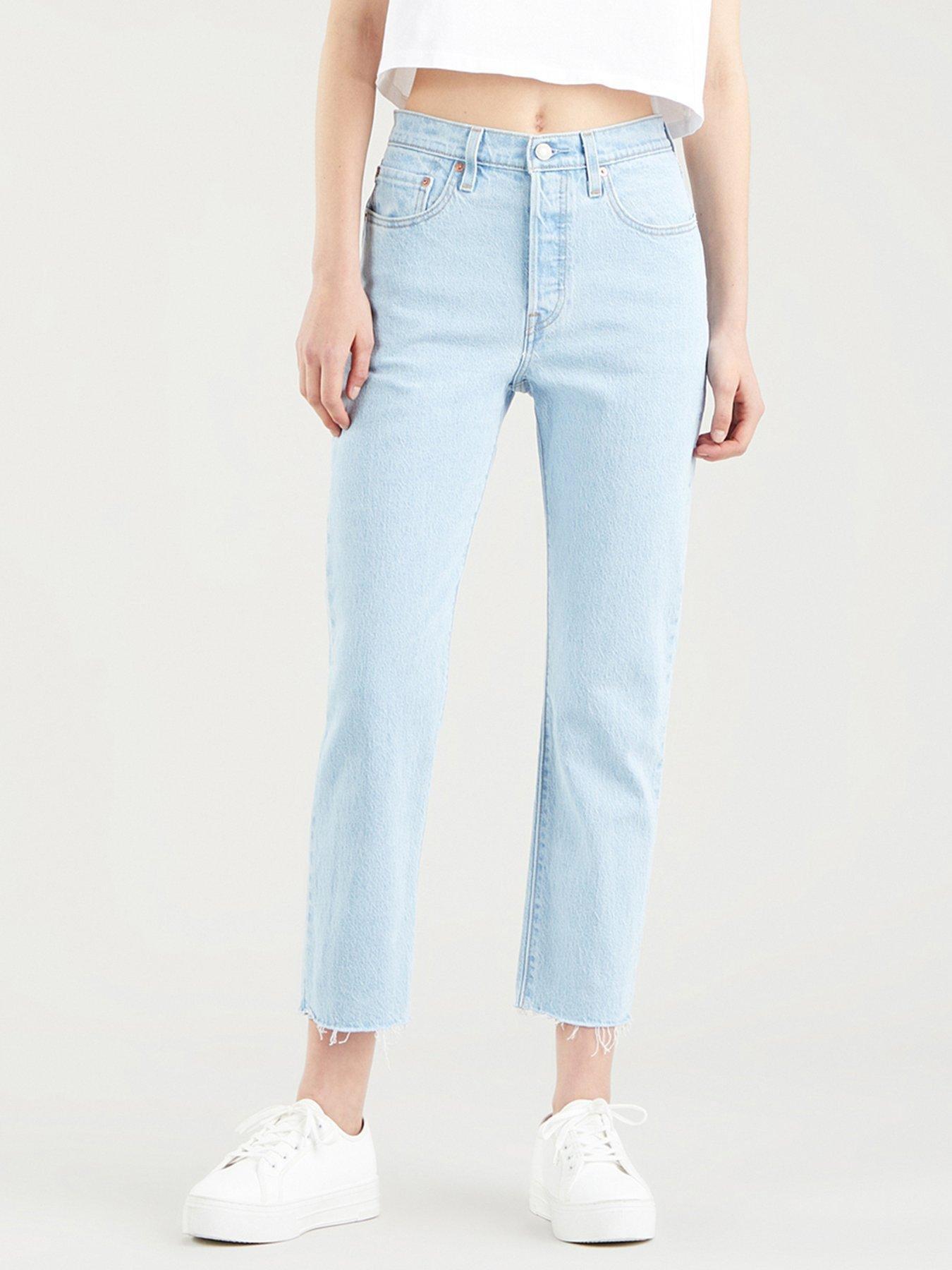 Levi s 501 high shop waist crop jeans