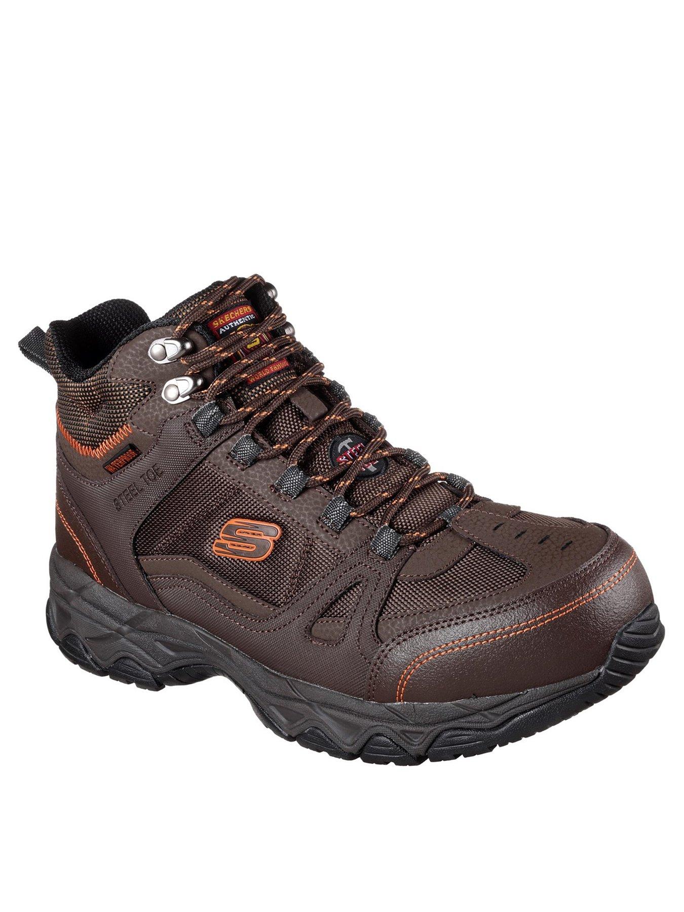 skechers steel toe waterproof shoes
