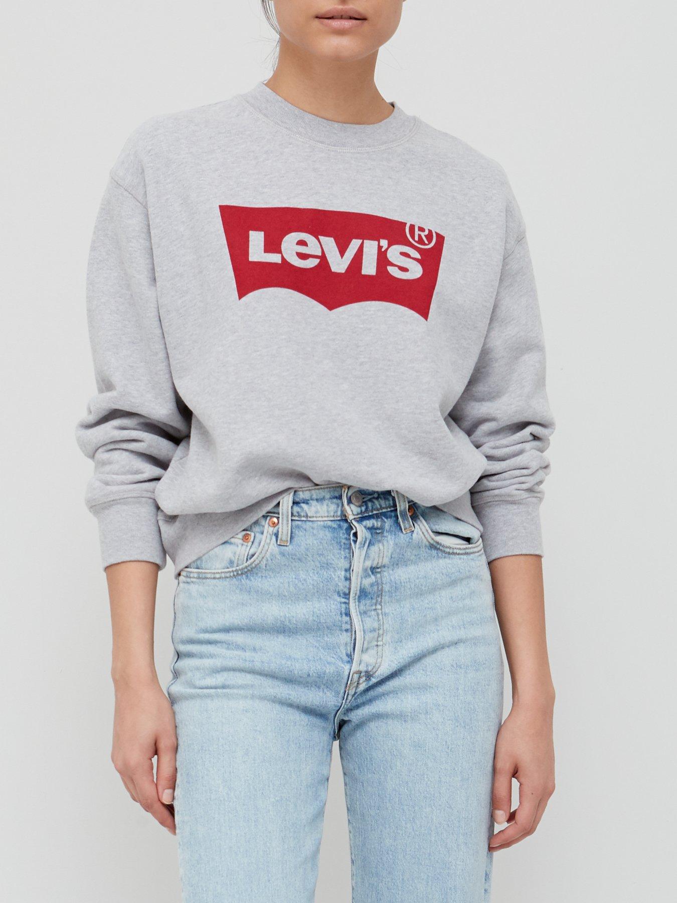 undefined Graphic Standard Crew Sweater - Heather Grey