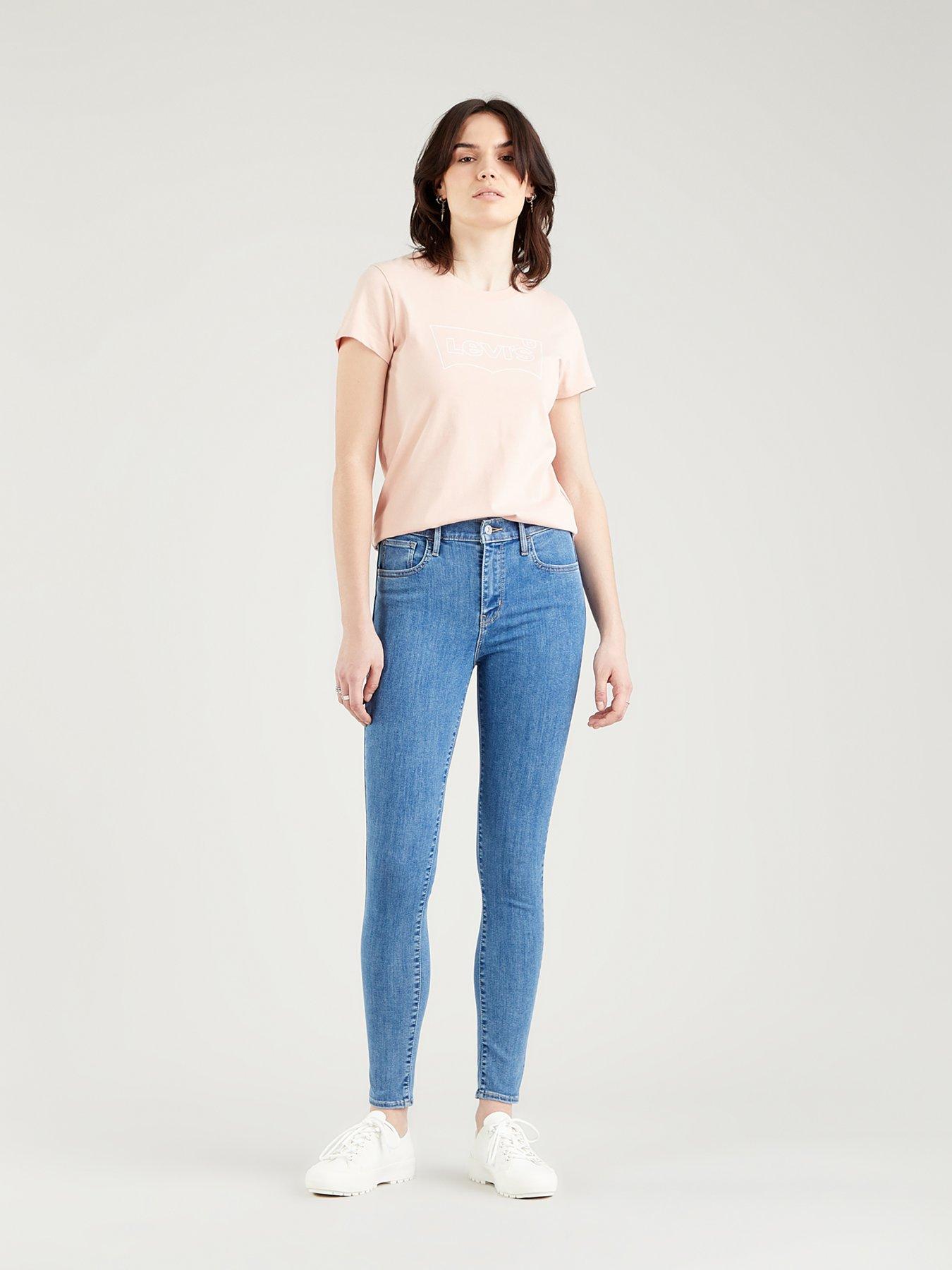 levi's super skinny high waist jeans