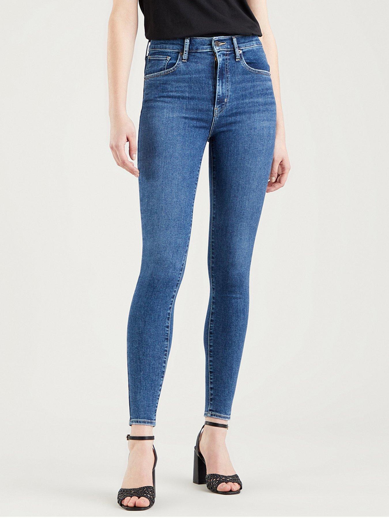 Mile high super outlet skinny jeans breakthrough blue