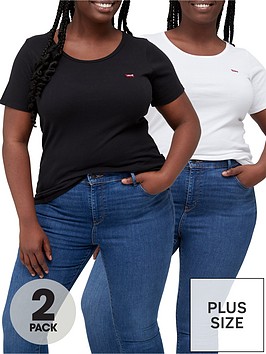 levis-plus-2-pack-tee-white-and-black