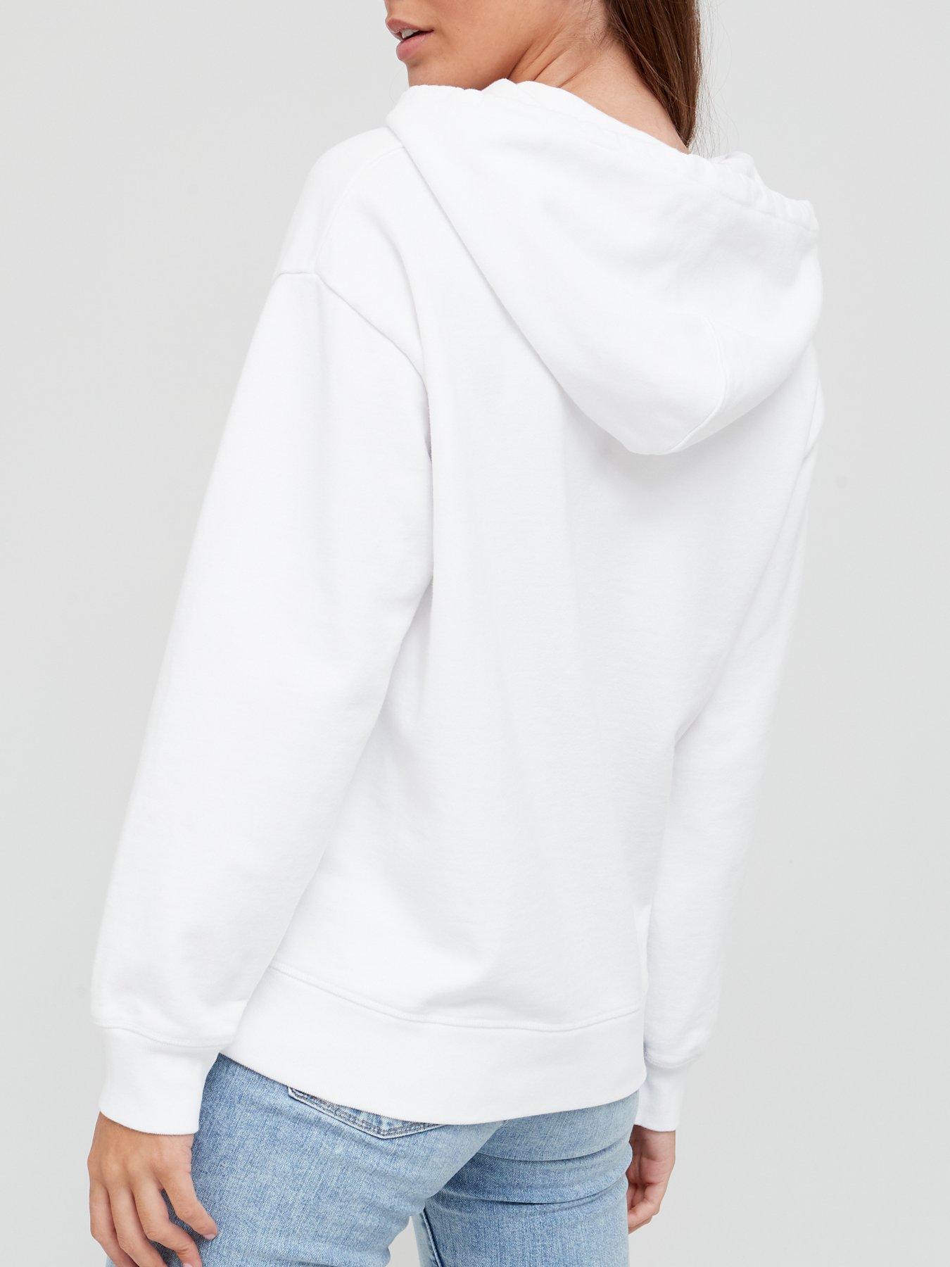 Levis hoodie hotsell women's white