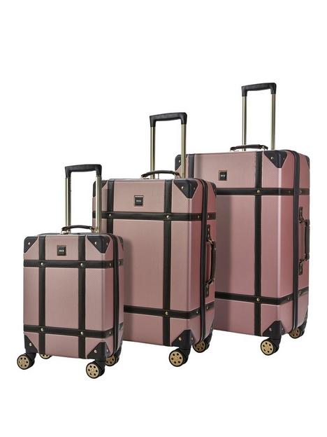rock-luggage-vintage-8-wheel-suitcases-3-piece-set-pink