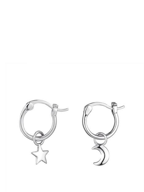 the-love-silver-collection-sterling-silver-moon-star-huggie-hoop-earrings