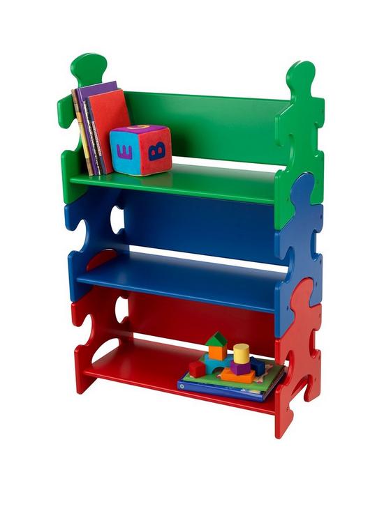front image of kidkraft-puzzle-bookshelf-primary