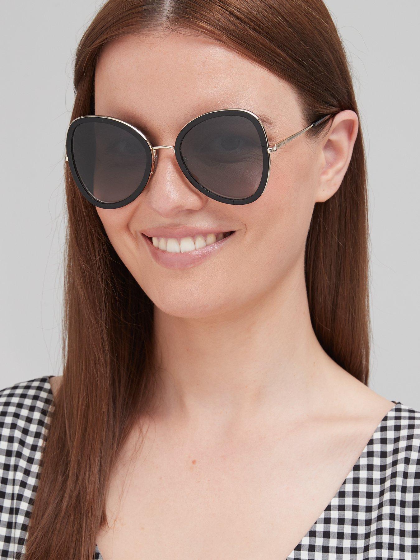 Accessories Cat Eye Sunglasses - Black