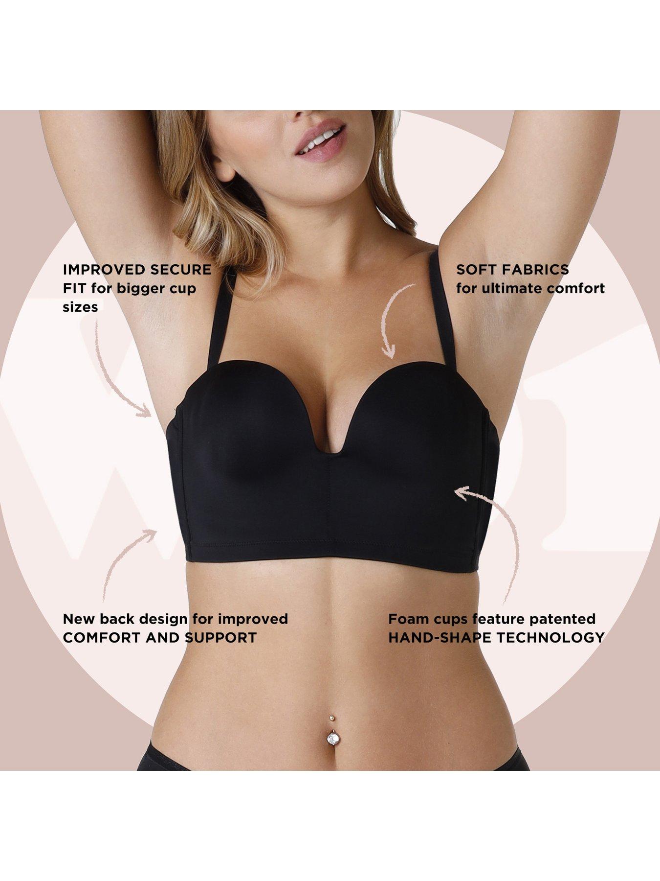 Visland 1 Pair Women Bra Inserts, Removable Sponge Sports Bra Inserts for  All Day (Beige Black White)