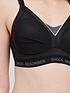  image of shock-absorber-shaped-padded-high-impact-sports-bra-grey