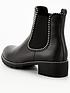  image of v-by-very-stud-trim-chelsea-boot-black