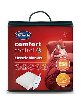 Product photograph of Silentnight Comfort Control Electric Blanket from very.co.uk