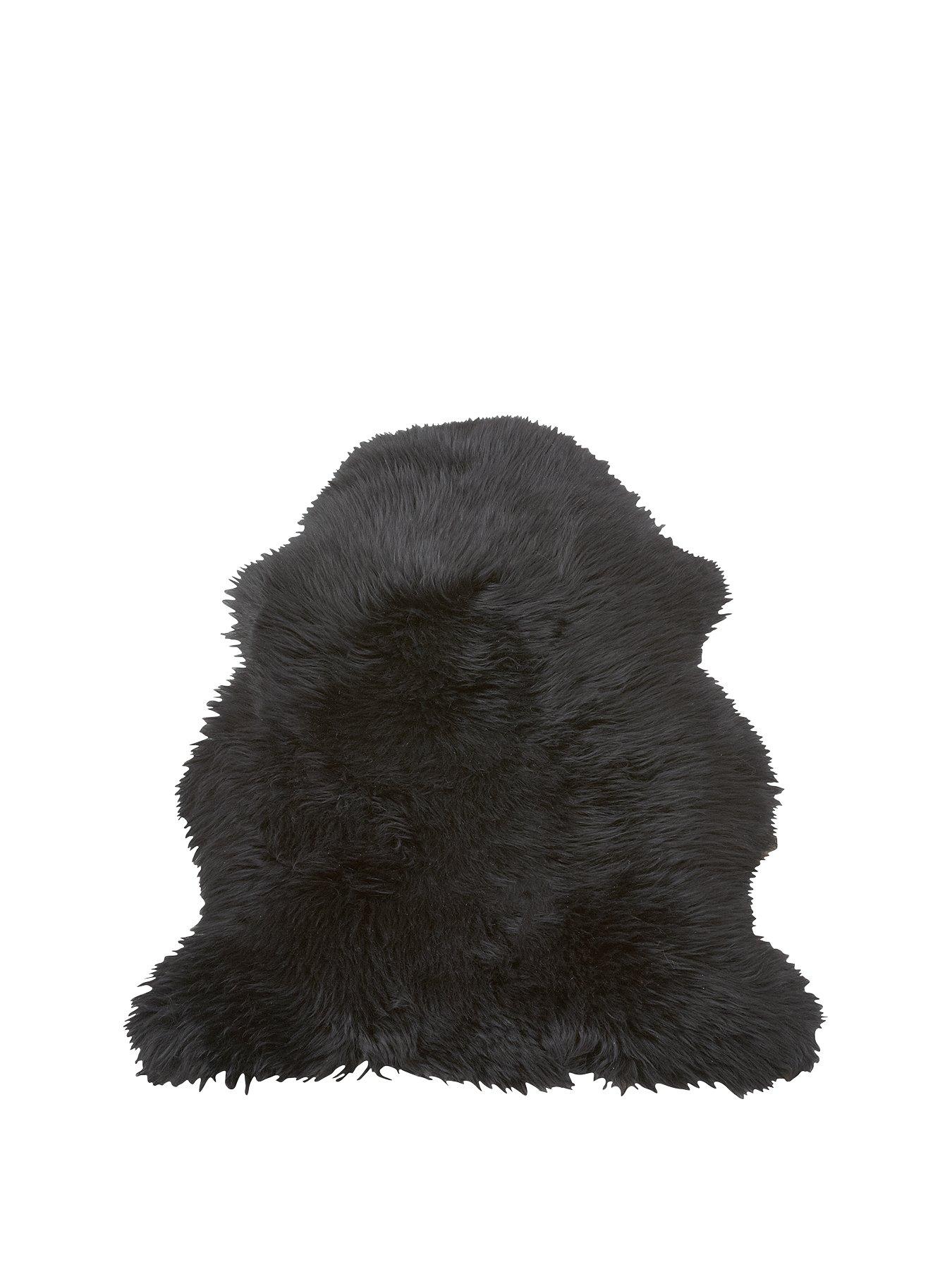 Product photograph of Luxe Collection Genuine Sheepskin Wool Rug - Single from very.co.uk