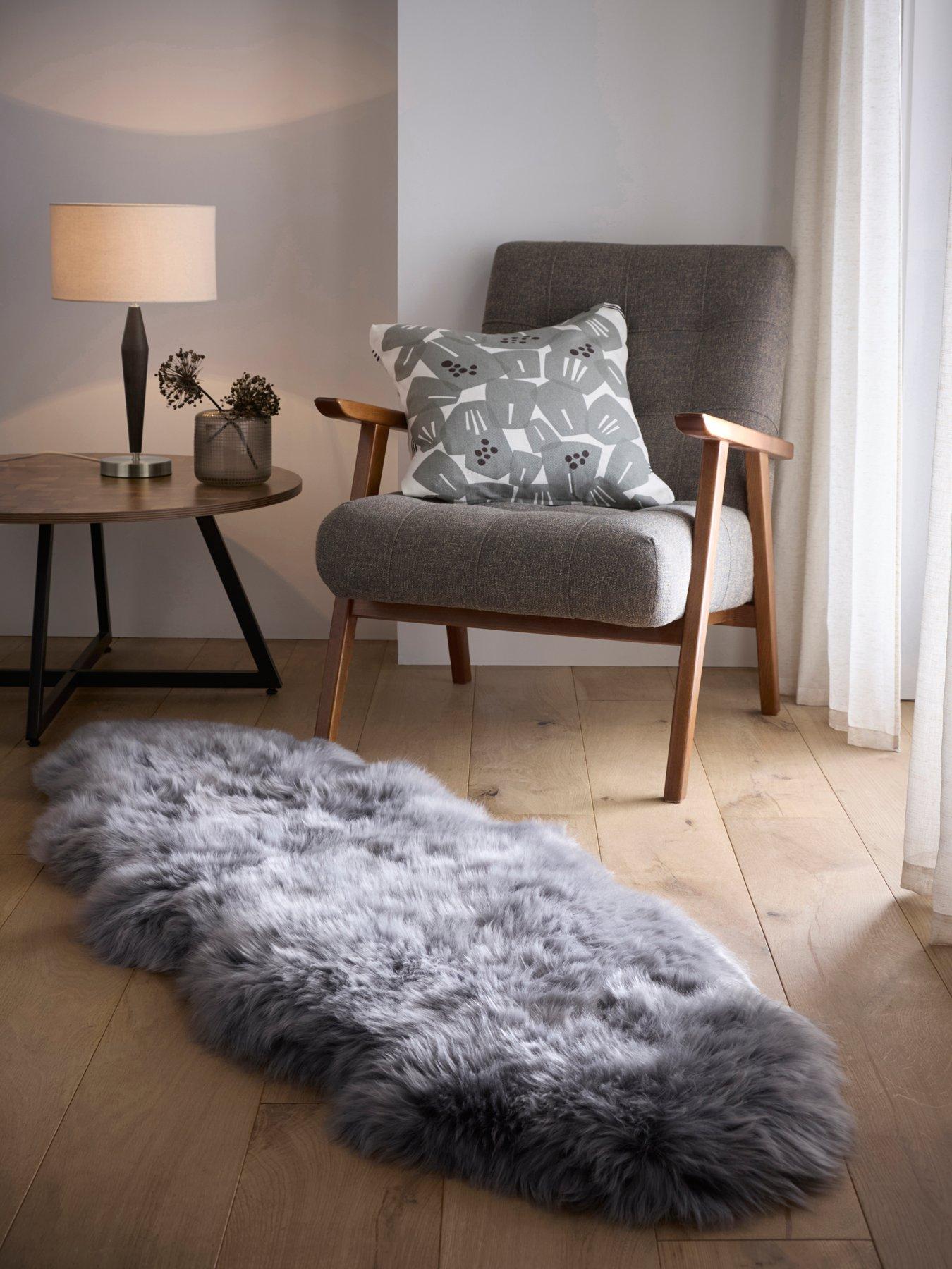 The Very Collection Genuine Sheepskin Wool Rug - Double