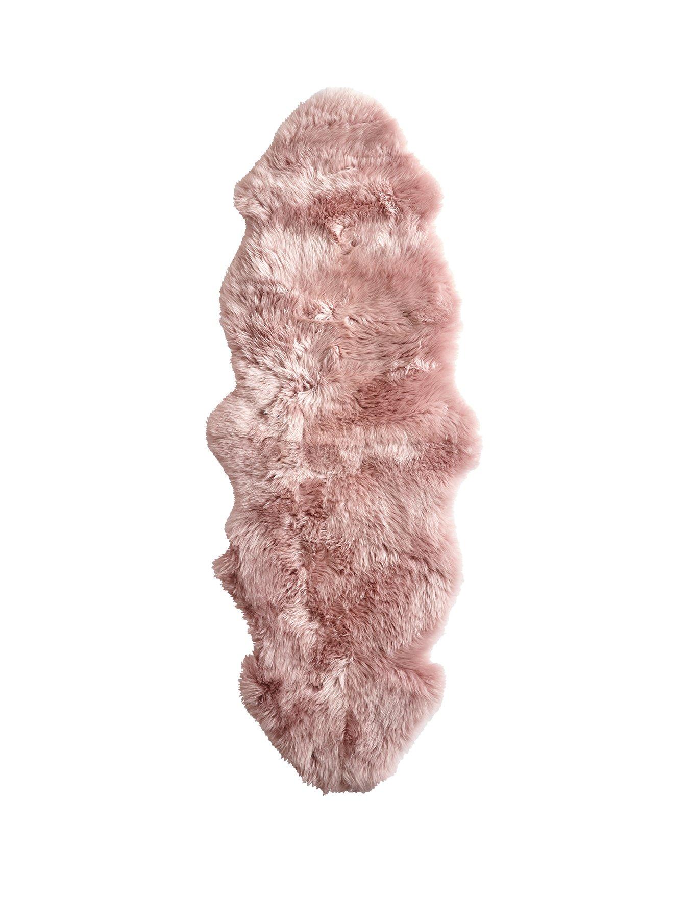 Product photograph of Very Home Genuine Sheepskin Wool Rug - Double from very.co.uk
