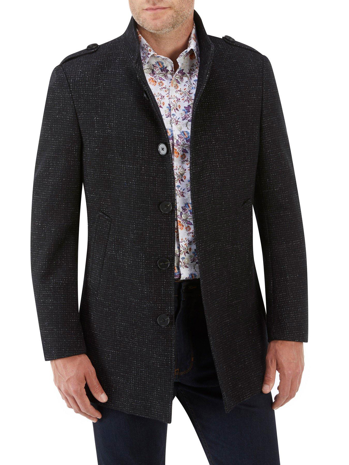 Coats & Jackets Newington Single Breasted Military Coat - Black