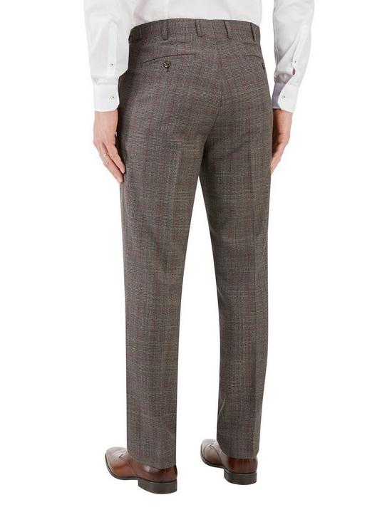 stillFront image of skopes-havlin-tailored-fit-overcheck-trouser-greyred