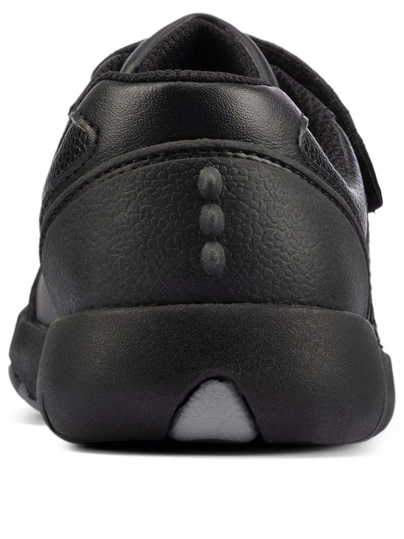 Kids Rex Dino Stride School Shoes Black