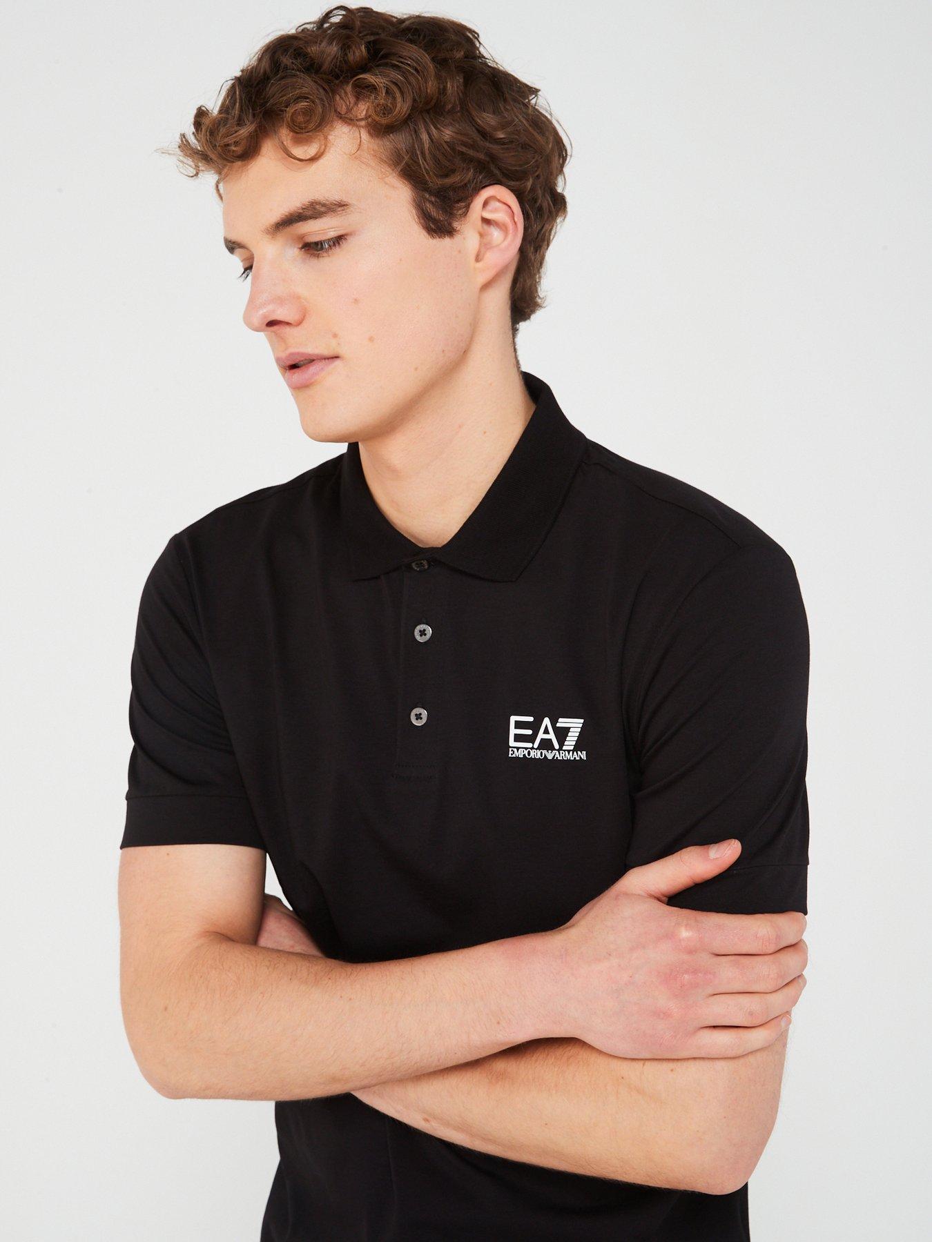 EA7 Emporio Armani Core Id Polo Shirt Black Very