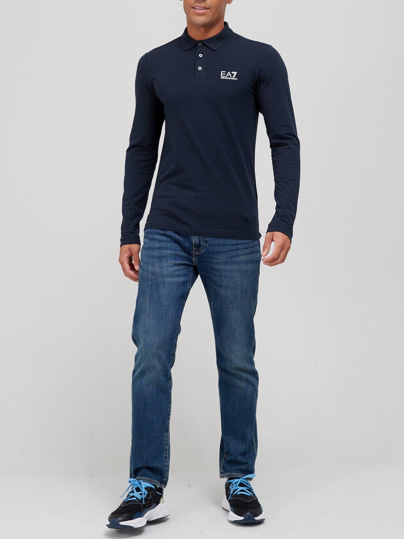 Ea7 long sleeve on sale polo