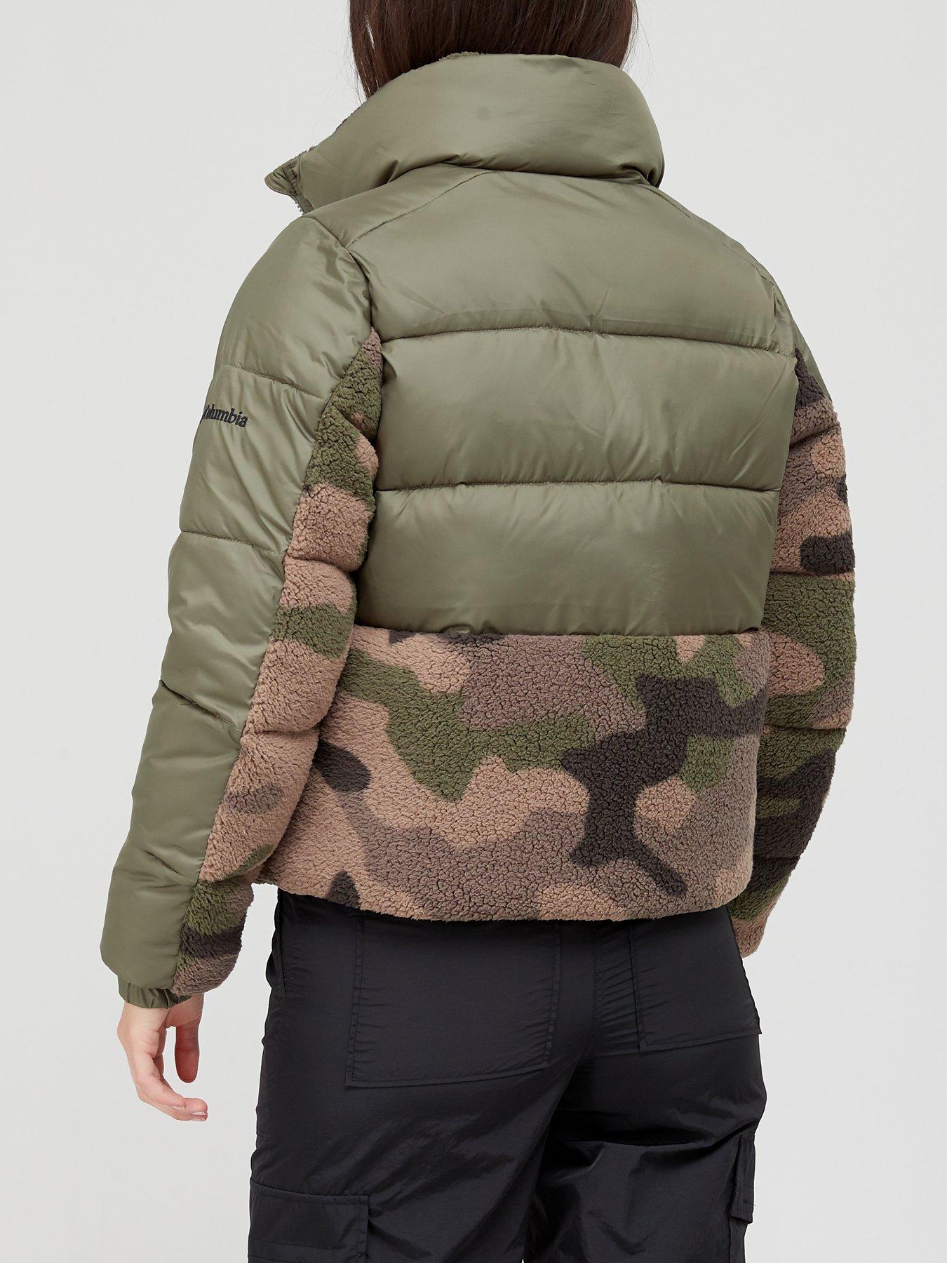 columbia camo jacket fleece