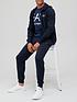  image of ea7-emporio-armani-core-id-hooded-tracksuit-navy
