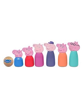 peppa pig wooden character skittles