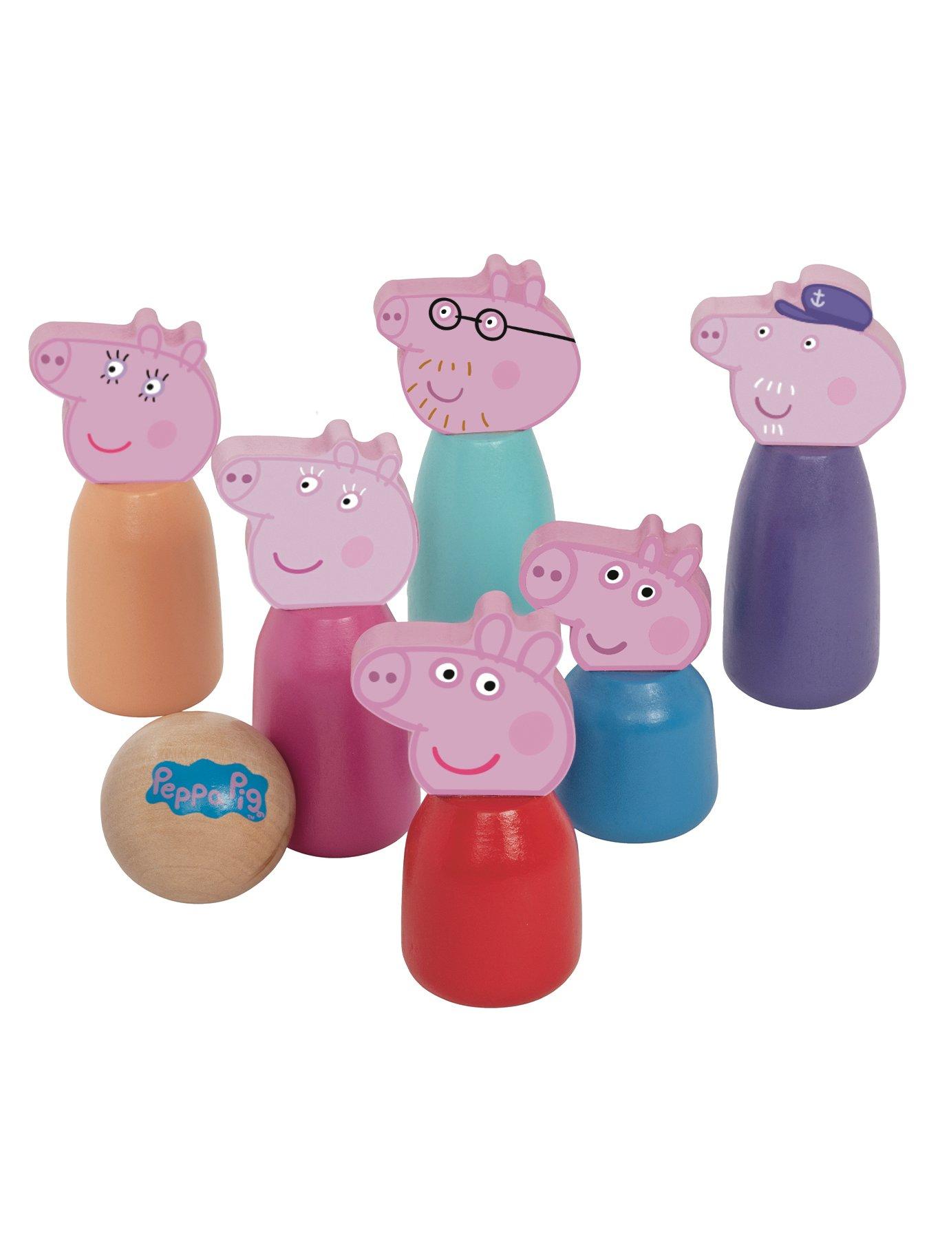 Image 3 of 3 of Peppa Pig Wooden Character Skittles