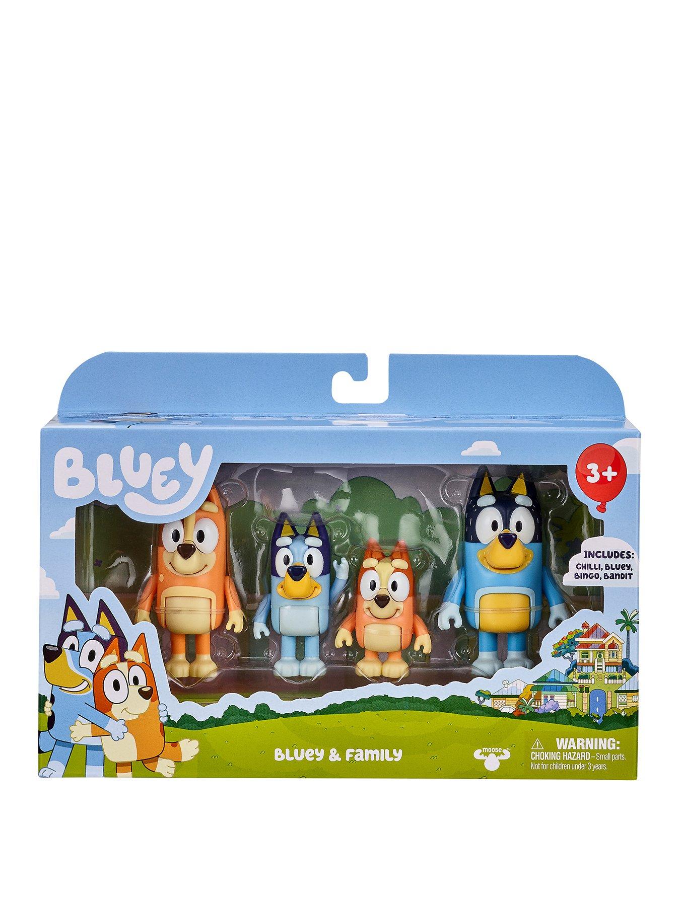 Image 1 of 7 of Bluey Family 4 Pack Figurines
