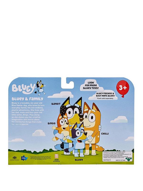 Image 2 of 7 of Bluey Family 4 Pack Figurines